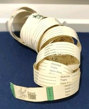 Vtg. Healh Body Measuring Tape 'Natural TRIM' STARLIGHT INTERNATIONAL Weeks 1-12