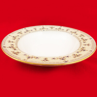 FLEURETTE by Aynsley Rim Soup Bowl 8'' NEW NEVER USED made in England
