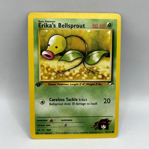 Pokemon TCG - Erika's Bellsprout 76/132 1st Edition - WOTC Gym Heroes - NM