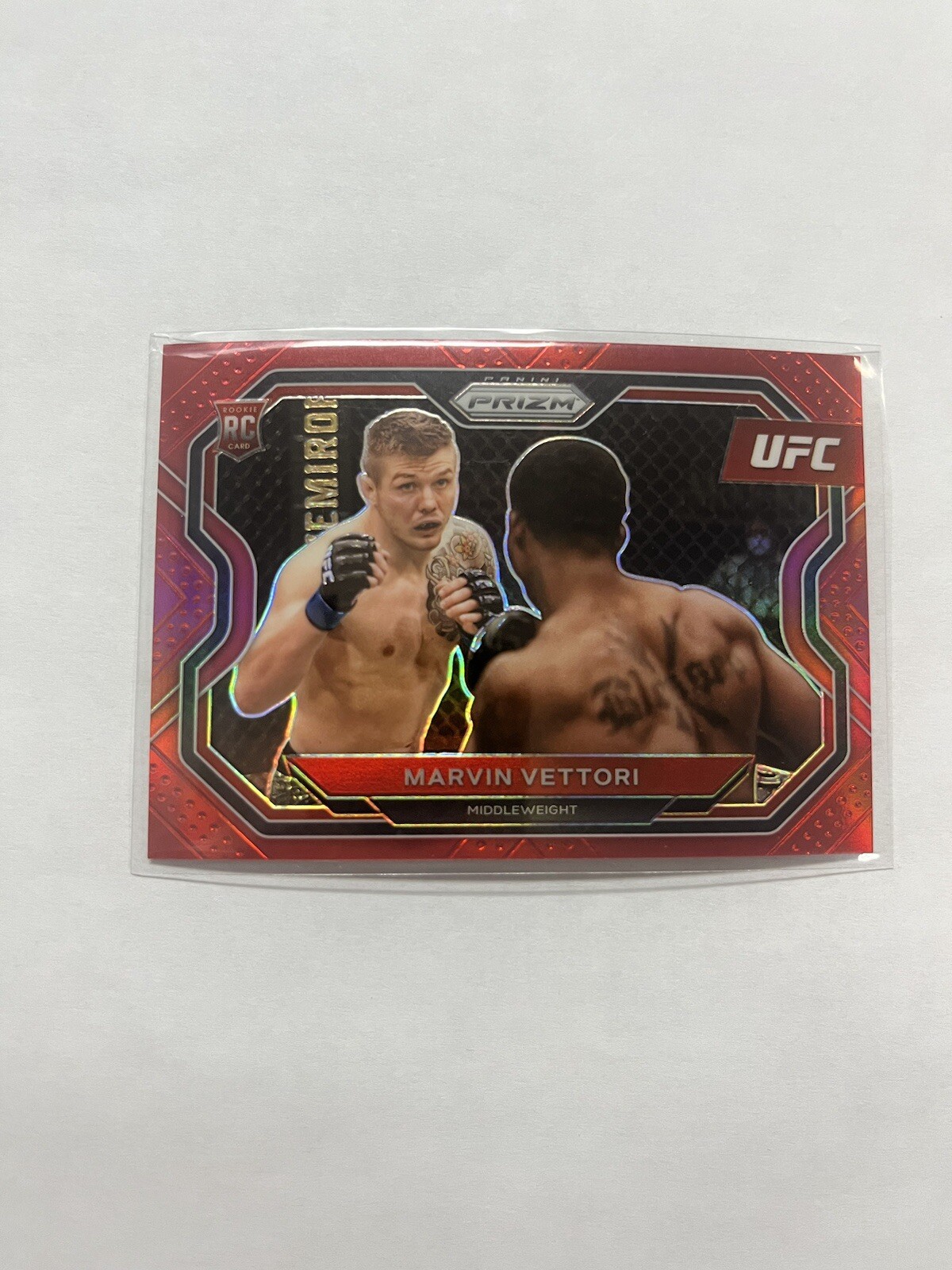 2021 Panini UFC Prizm #143 MARVIN VETTORI Red Prizm RC ROOKIE Card /275