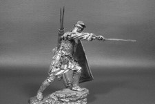 Toy lead soldier,Roman legionary going into battle,gift,decor,handmade