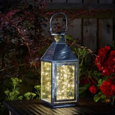 Smart Garden Outside In Firefly Stockholm Lantern Battery Powered Indoor Outdoor