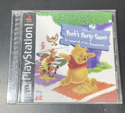 Pooh's Party Games PS1 PlayStation Jewel Case And MANUAL ONLY Original Authentic