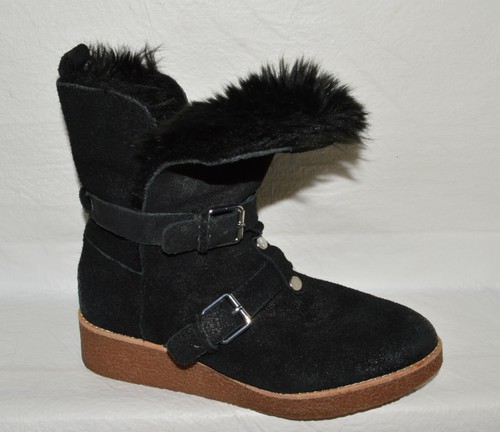 WEDGE PLATFORM ANKLE BOOTS BOOTIES | eBay