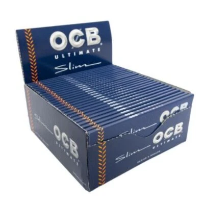 Ultimate OCB King Size Slim Cigarette Smoking Rolling Papers Various Quantity
