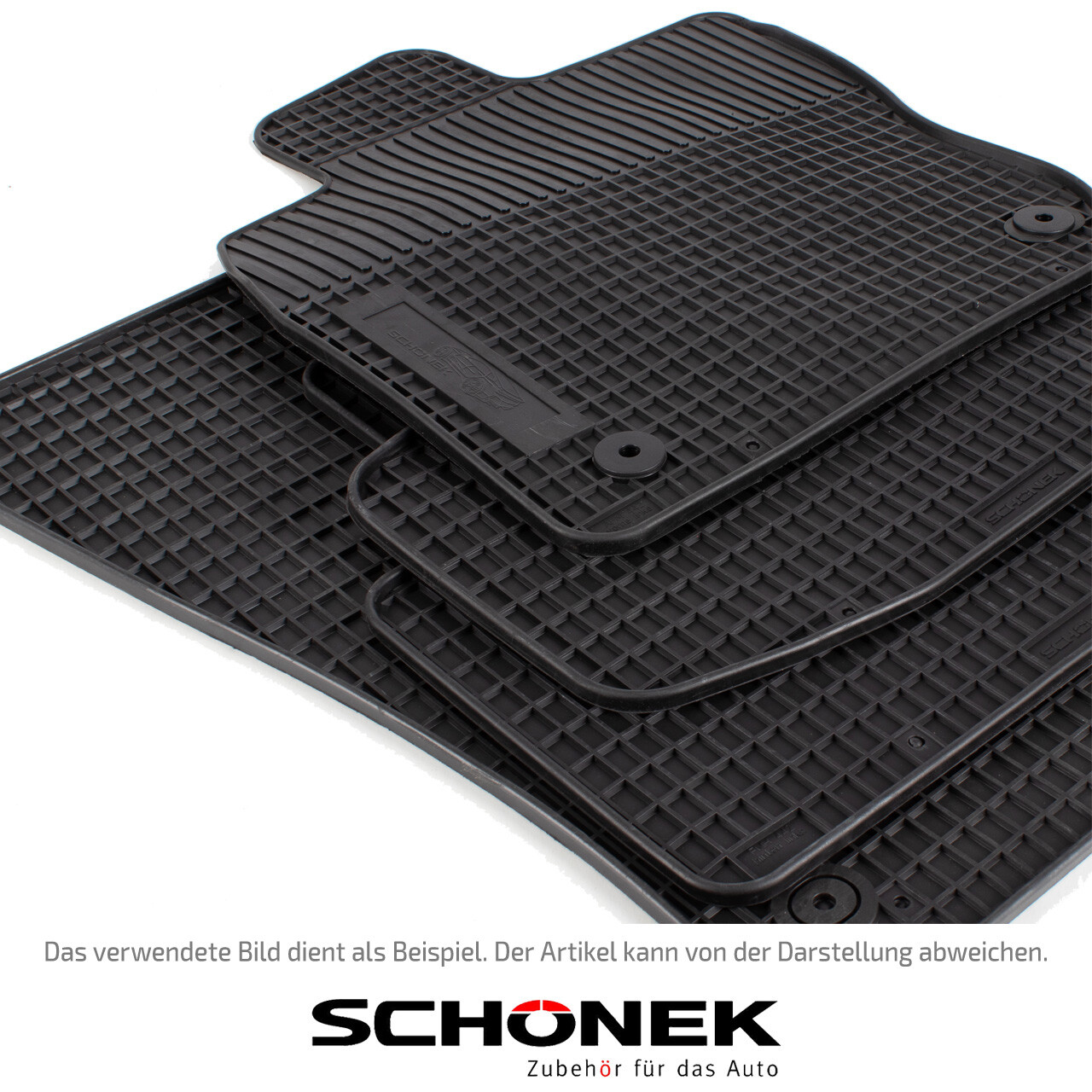 SCHÖNEKGummimattenFußmattenAutomattenfürBMWX3G01+X4G024-teilig