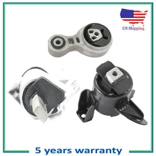 Set 3 Engine Motor & Trans Mount For Ford Fusion Mercury Milan 2.5L Manual