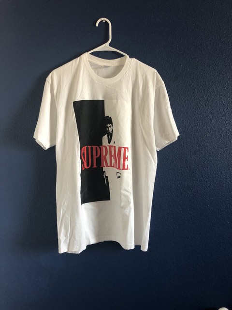 supreme scarface split tee