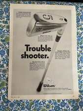 Vintage 1969 Wilson Golf Club Print Ad 5 Iron X31 -Ad Only