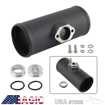 2.5'' Flange Adapter For VW Jetta Golf Beetle A4 MK4 1.8T Map Sensor Flange Black