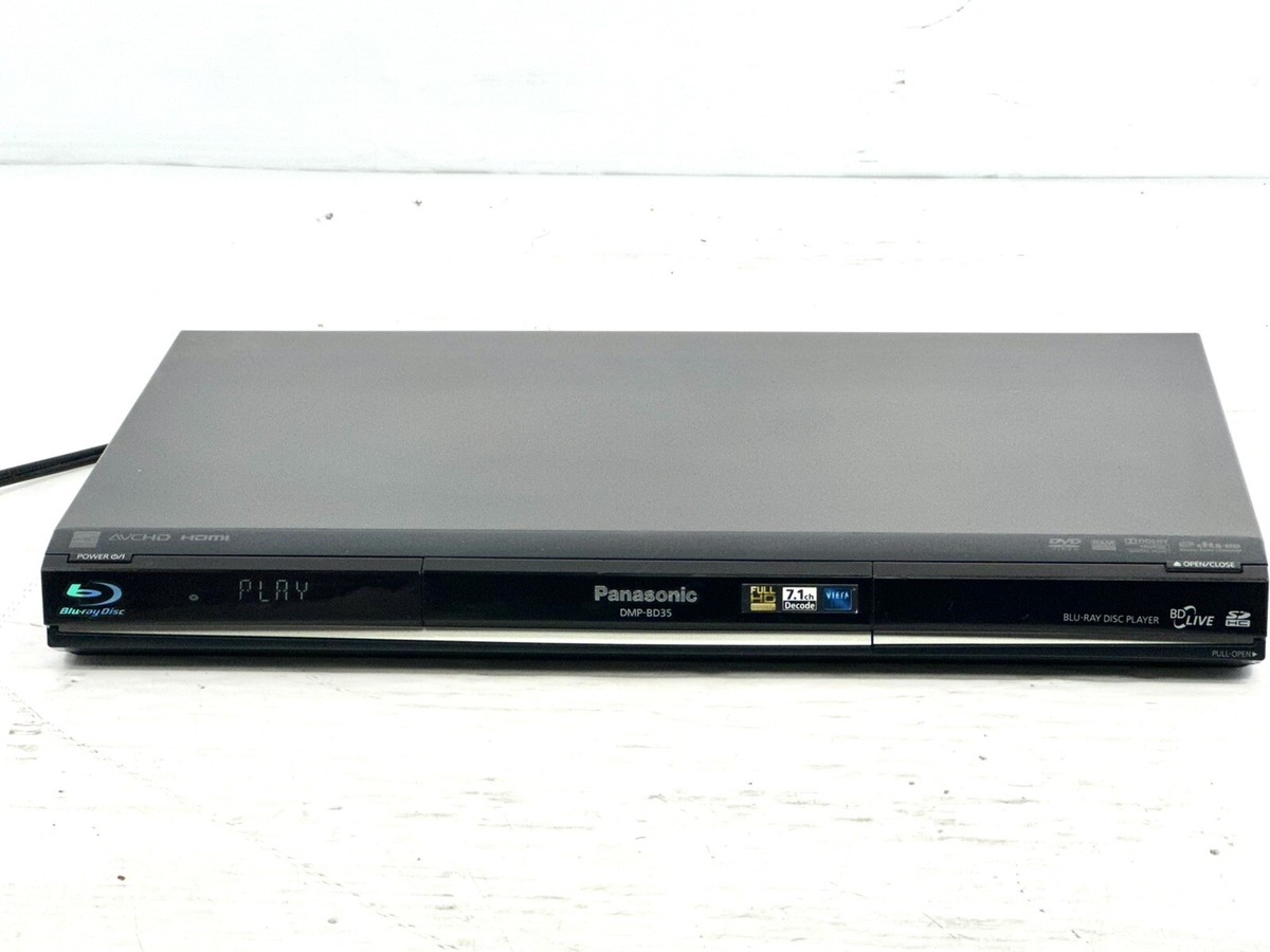 Panasonic DMP-BD35 Blu-Ray, DVD, Cd Player, HDMI And RCA, Tested