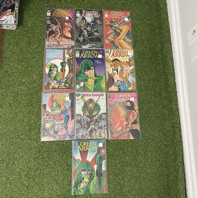LOT of 10Green Arrow #1 - #10 DC Comics New Format By Grell, Hannigan & Goirdano