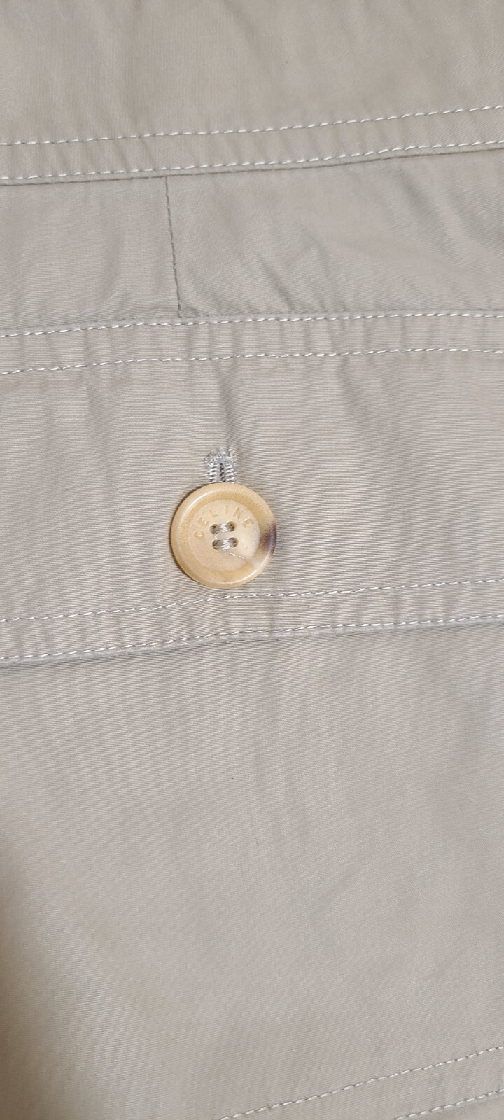 Celine Paris Women Pants Sz 42 Beige Classy Vintage Rare MSRP 1290 image 6