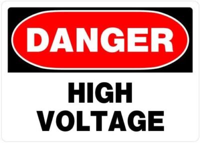 Hillman 842062 Danger High Voltage Sign, 10x14 Inches 1-Sign
