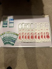 scaff tags x10 with inserts new