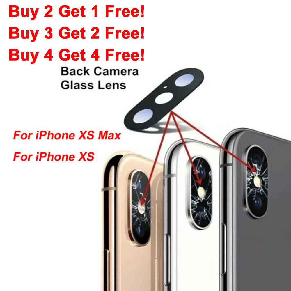 Replacement For Apple iPhone X XS XS Max Rear Camera Lens Glass