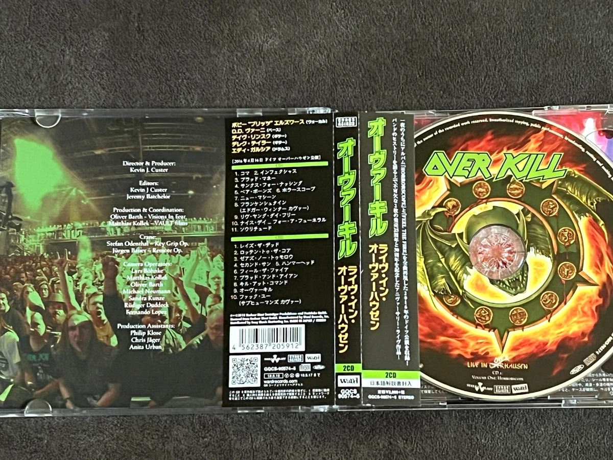 OVERKILL-Live In Overhausen-2018 2CD Japan