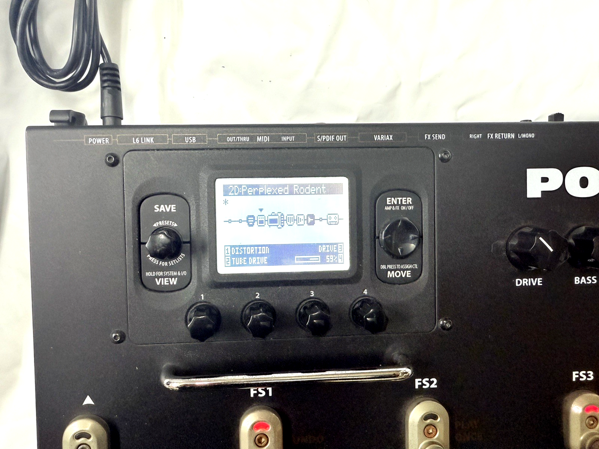 Line 6 POD HD500 Multi-Effects Guitar Processor Used Fully Tested