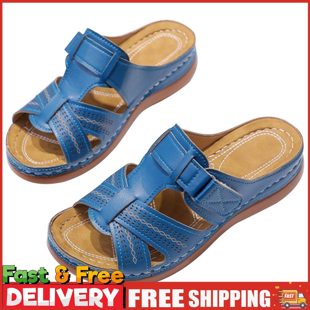 SAOLA Scarpe donna moda plateau suola spessa sandali vintage zeppa per interno esterno