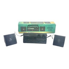 Vintage 1996 Suntone Boombox Radio System With Detachable Speakers Model RR3000