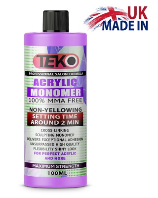 NAGEL MODELLIERUNG ACRYL FLÜSSIG MONOMER SALON HOHE QUALITÄT UK schnelle Lieferung 100 ml