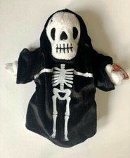 RARE TY Beanie Babies "CREEPERS" HALLOWEEN SKELETON Bear  MWMTs RETIRED 2001