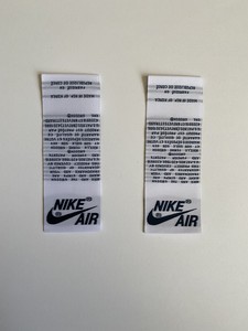 air jordan 1 tag