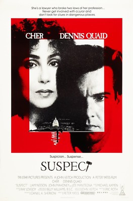 SUSPECT (1987) ORIGINAL MOVIE POSTER ROLLED