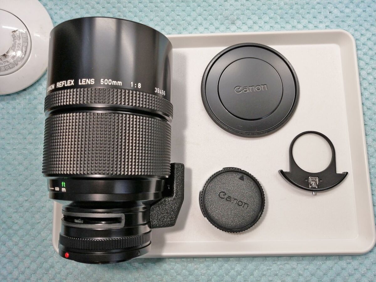 CANON New FD REFLEX 500mm f/8 Mirror Telephoto MF NFD Lens CANON New FD REFLEX 500mm f/8 Mirror Telephoto MF NFD Lens