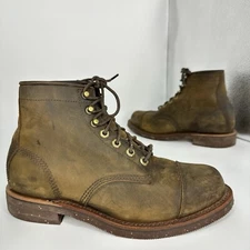 Chippewa-ODRY9 LL Bean Cap Toe Leather Boot Men 8 EE