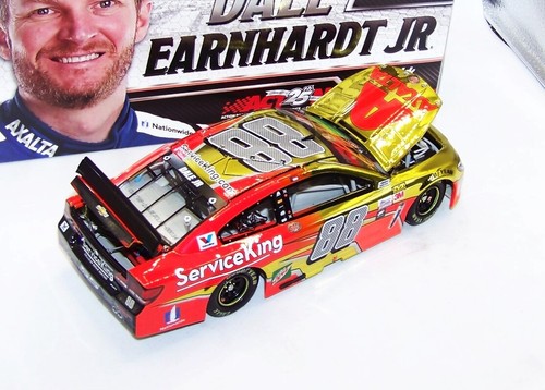 1:24 ACTION 2017 #88 AXALTA 600 START DALE EARNHARDT JR COLOR CHROME AUTOGRAPHED - Picture 5 of 9