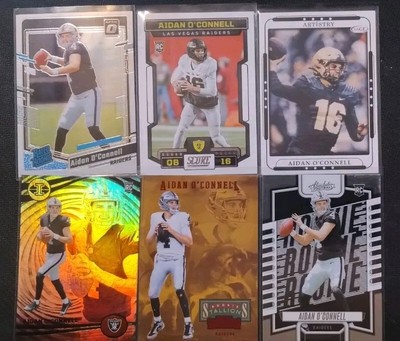  Aidan O'Connell Base Rookie Lot  Quarterback Las Vegas Raiders 