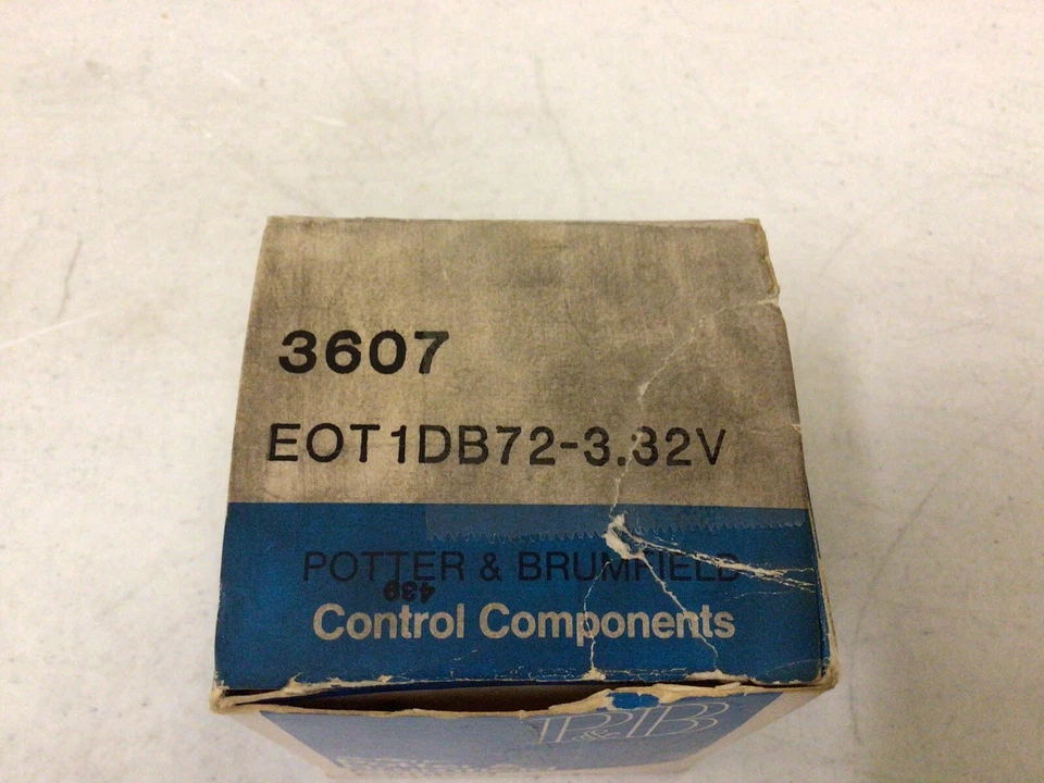 NEW, POTTER & BRUMFIELD EOT1DB72-3.32VDC CONTROL RELAY, FREE SHIPPING - Image 2 of 4