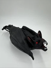 Ashland Plastic Rubber Hanging Black Red Eye Vampire Bat Prop 14" inch Halloween