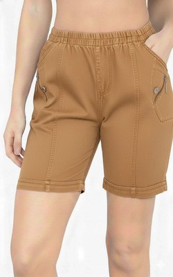 LADIES WOMENS CHERRY BERRY CAPRI SHORTS STRETCHY SUMMER COTTON ELASTICATED PANTS