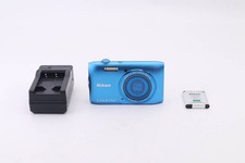  Excellent   Nikon COOLPIX S3600 20.1MP 8x Blue w/ Battery  Charger CCD 517