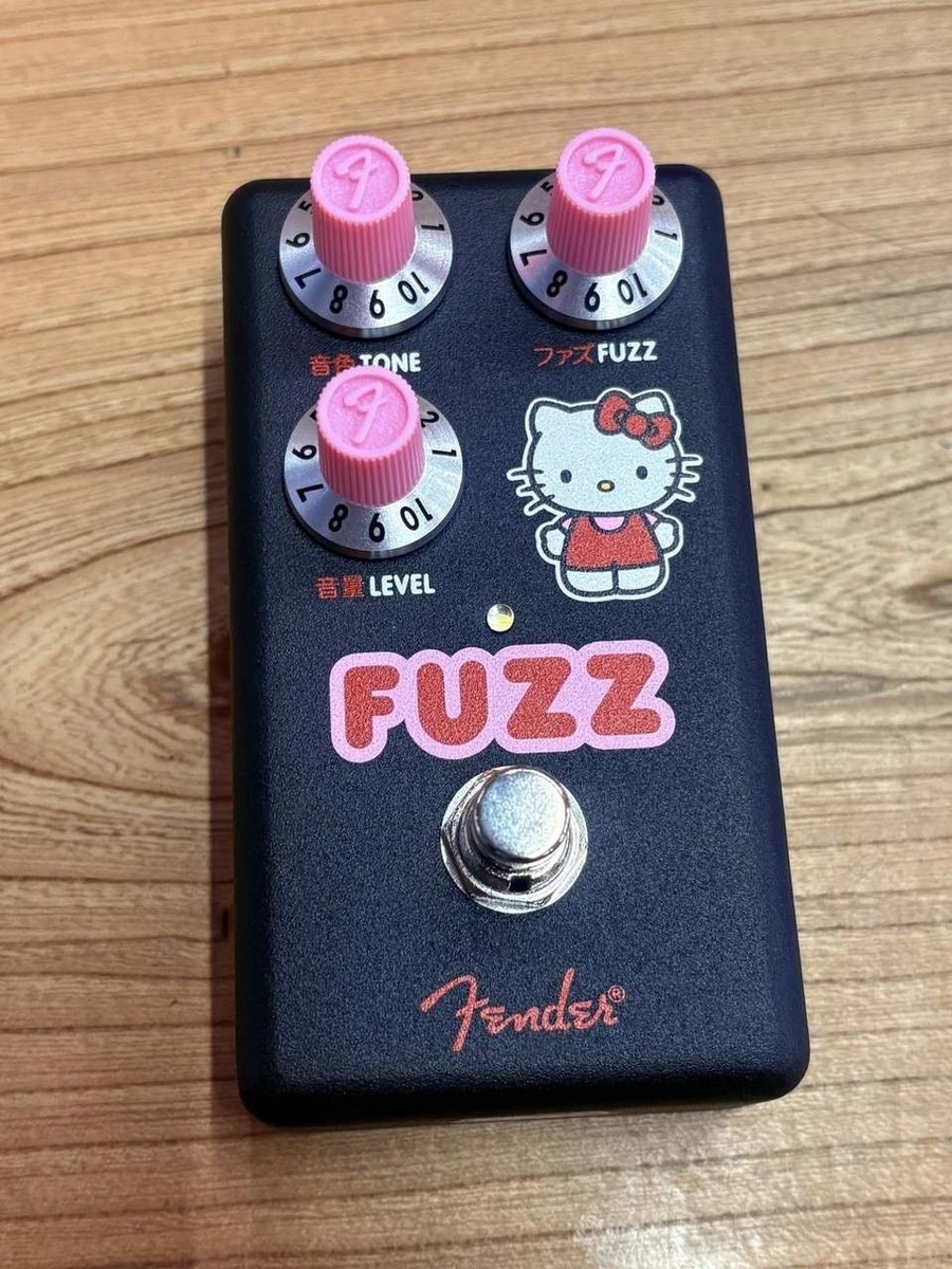 Fender Hello Kitty Black Fuzz Pedal Fuzz Distortion Effects Pedal
