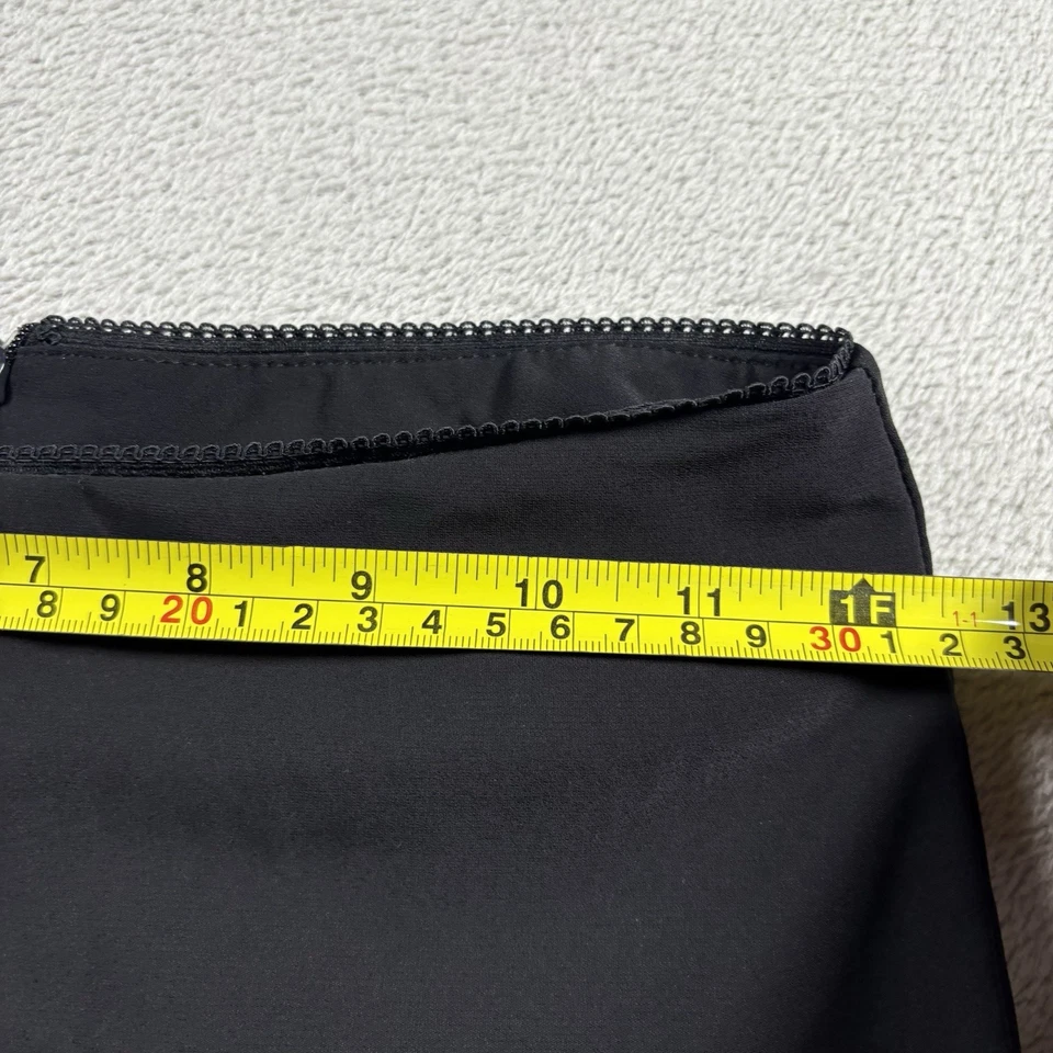 Brandy Melville женщин S черный цветочный высокая талия прямой Midi скольжения юбка #605 - Изображение 4 из 4