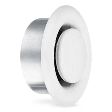 calimaero® TVSA 4 Inch AC Vent Cover Round Adjustable Steel Air Vent Deflec