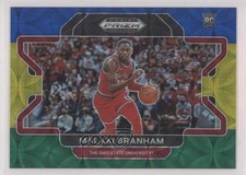 2022 Prizm Draft Picks Choice Blue Yellow & Green Variation Malaki Branham y8h