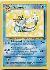 Vaporeon 28/64 Rare Jungle Pokemon Unlimited Lightly Played on eBay