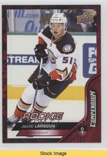 2016-17 Upper Deck Compendium Rookies Red Jacob Larsson #866 READ 0a4