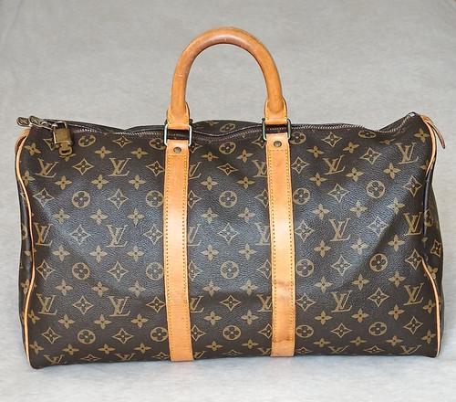 Louis Vuitton Keepall 45 Monogram Canvas Boston Travel Bag M41428 Made in France