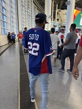 NIKE Dominican Republic 🇩🇴 JUAN SOTO World Baseball Classic WBC26 BLUE Jersey