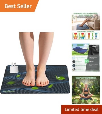 Durable Earthing Mat   2-Pack Grounding Pad for Stress Relief & Safety (16x24)