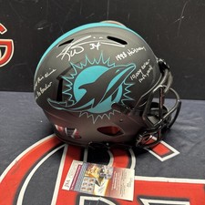 Ricky Williams Miami Dolphins Signed Eclipse Authentic Helmet Autographed JSA