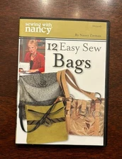 Sewing with Nancy Zieman 12 Easy Sew Bags DVD