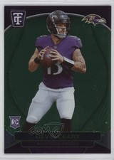 2024 Panini Totally Certified Rookies Mirror Neon Green 7/99 Devin Leary 6x9