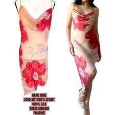    RARE PRISTINE 2000s Victoria's Secret 100 Silk Dress Medium