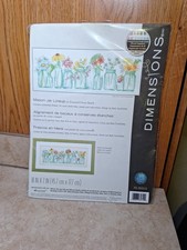 Dimensions Mason Jar Lineup Counted Cross Stitch Kit 18" x 7" 70-35310